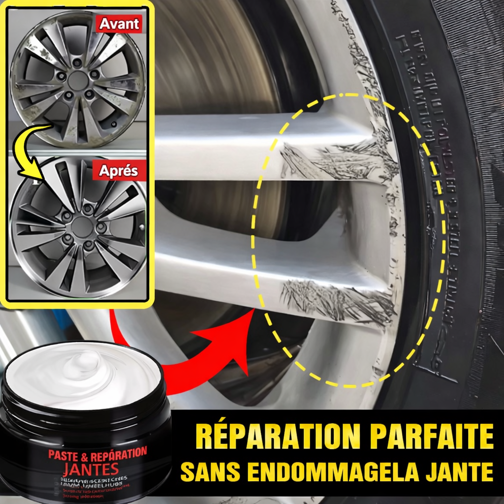 Pâte anti-rayures pour jantes Luneixo