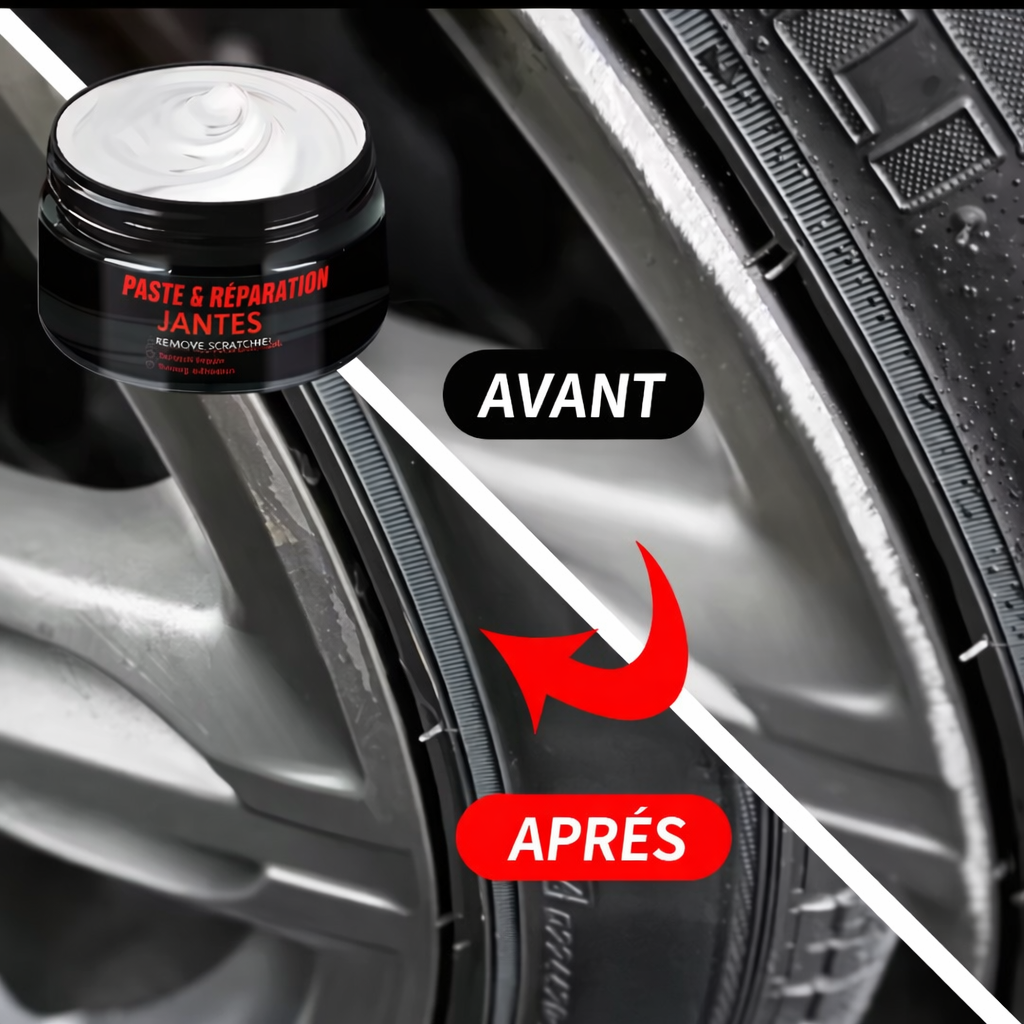 Pâte anti-rayures pour jantes Luneixo