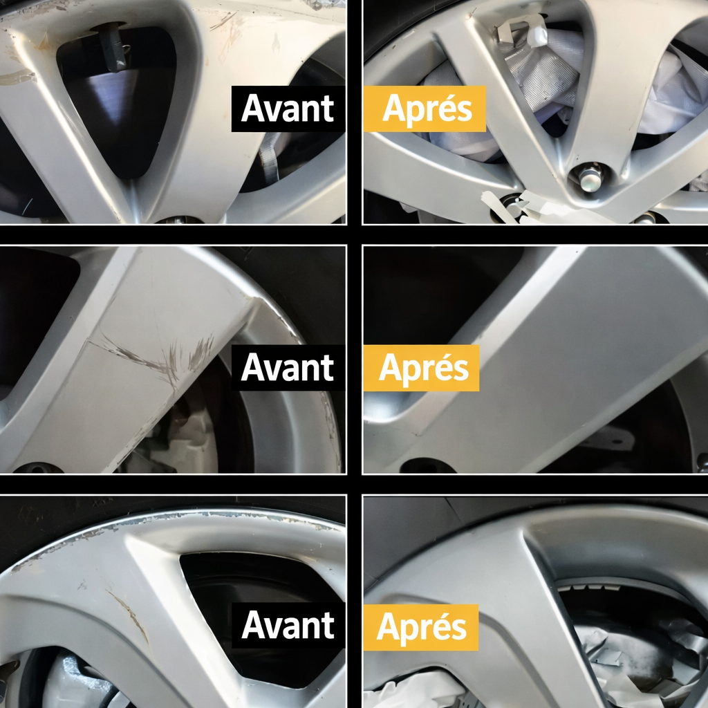 Pâte anti-rayures pour jantes Luneixo