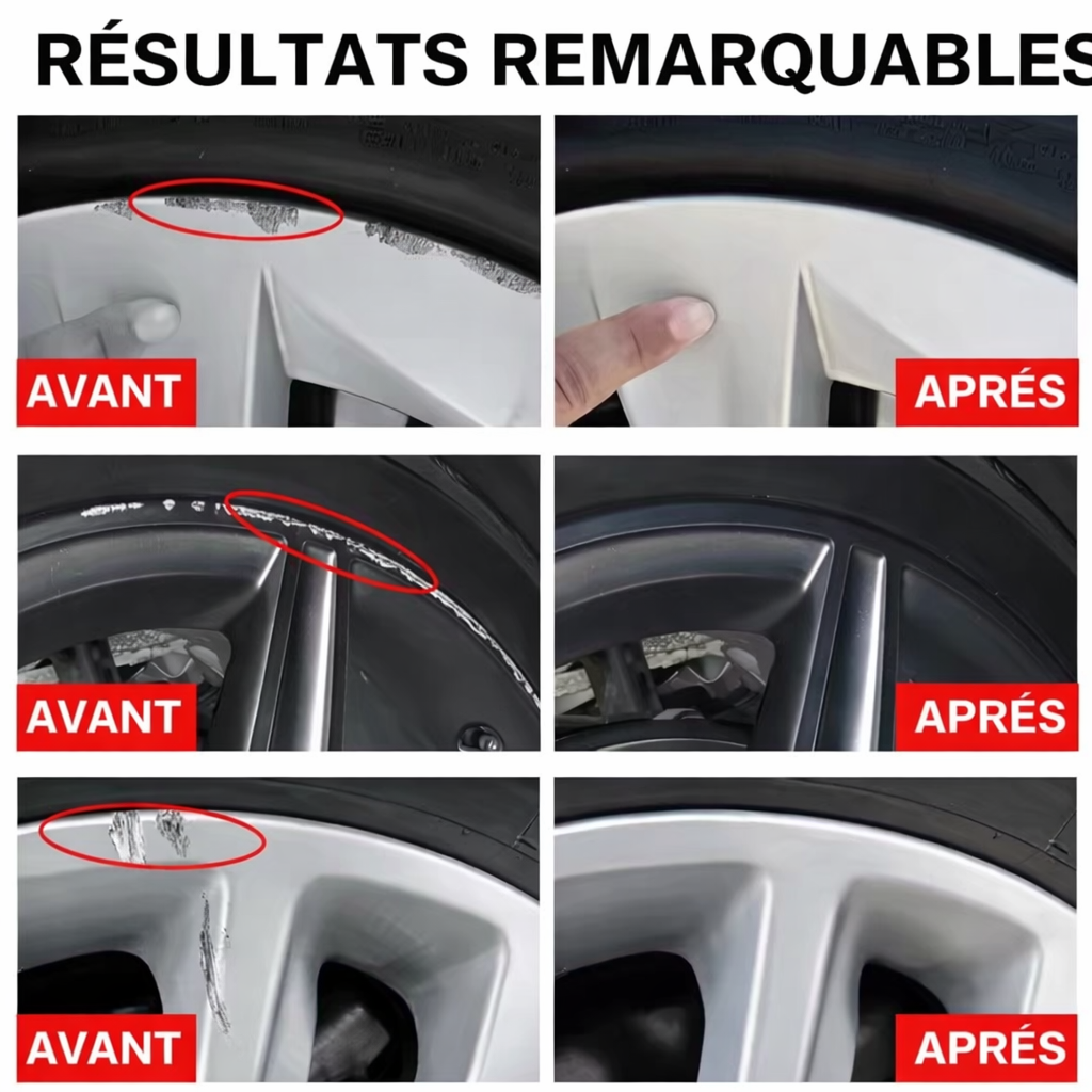 Pâte anti-rayures pour jantes Luneixo