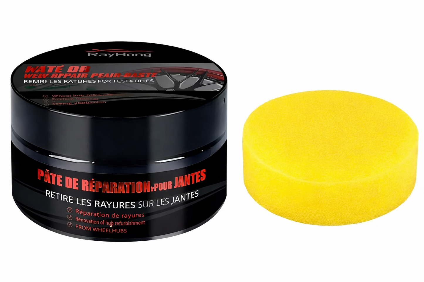 Pâte anti-rayures pour jantes Luneixo