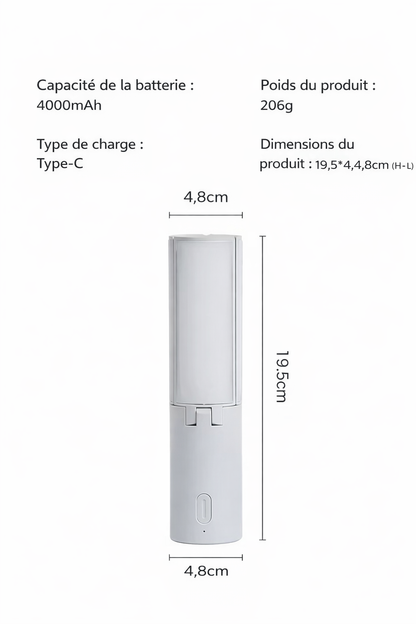 Lampe pliable multifonctions - Luneixo