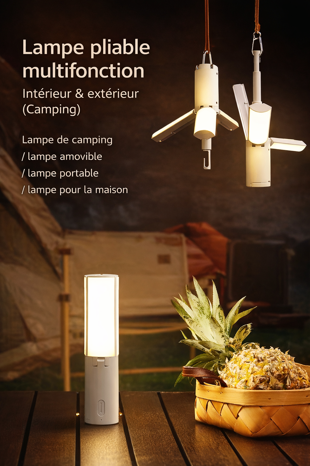 Lampe pliable multifonctions - Luneixo