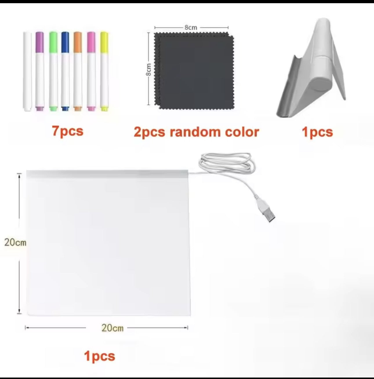 Tableau de création en acrylique LED - Luneixo