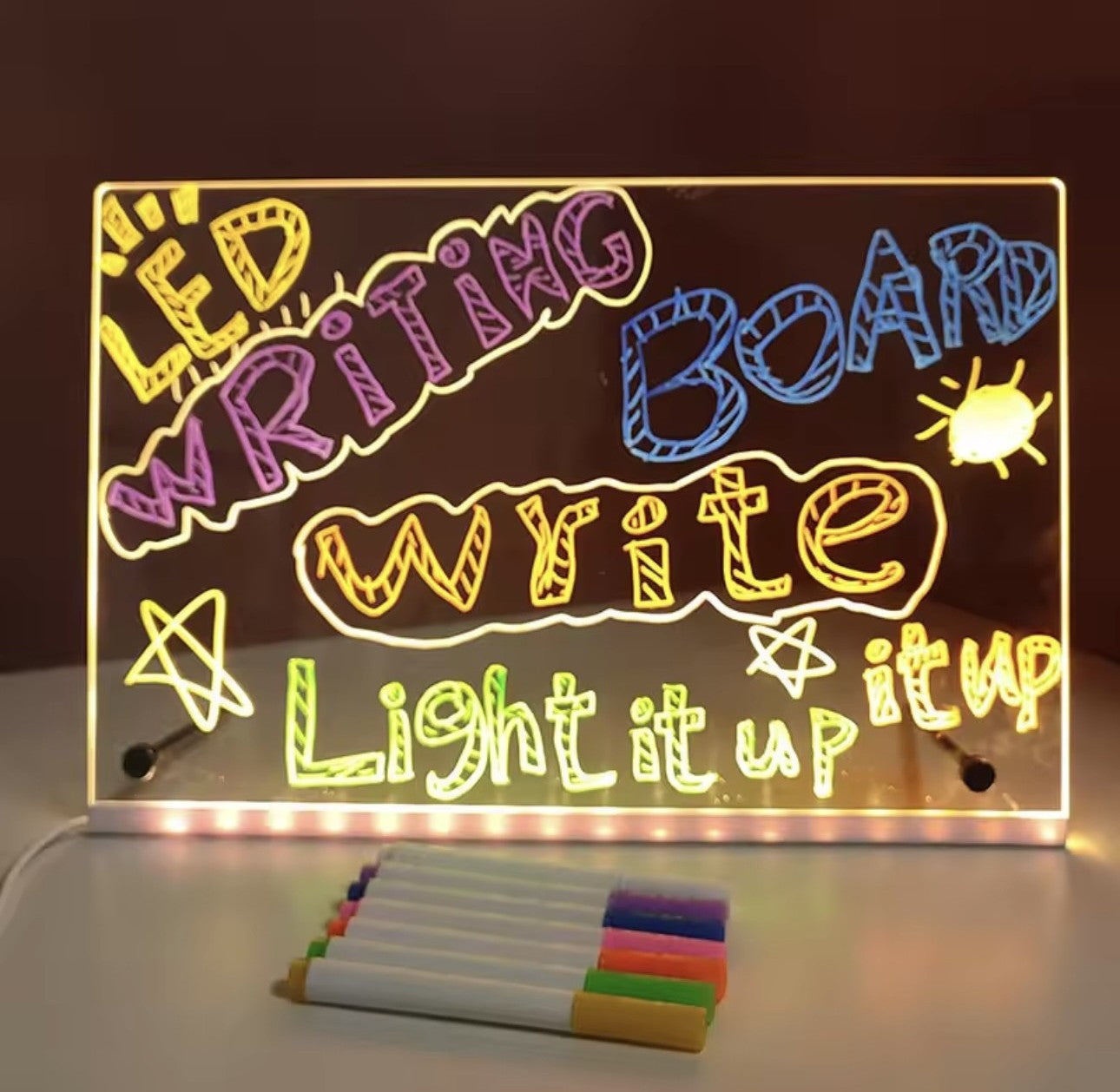 Tableau de création en acrylique LED - Luneixo