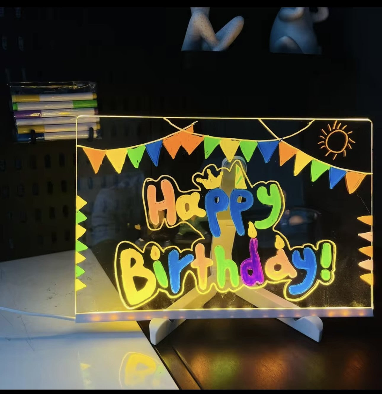 Tableau de création en acrylique LED - Luneixo